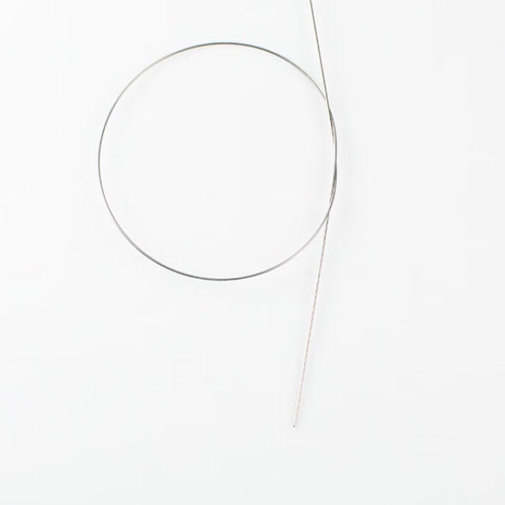 Nickel titanium alloy medical guide wire
